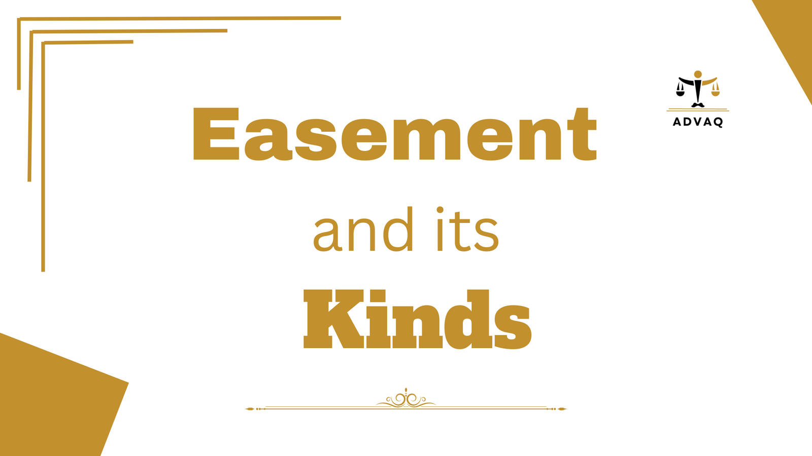 Easement and its Kinds